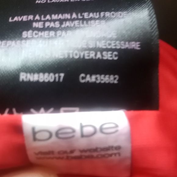 BeBe Blouse, Size M, Red - Picture 4 of 4